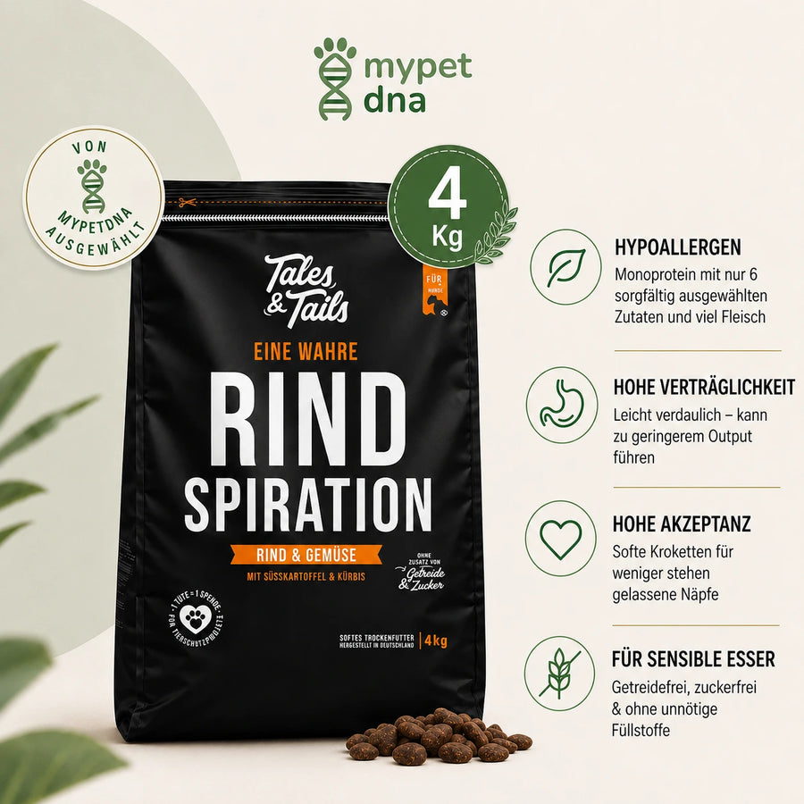 Hypoallergenes Hundefutter mit RIND – Monoprotein | 4 kg